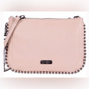 Jessica Simpson crossbody animal print inside